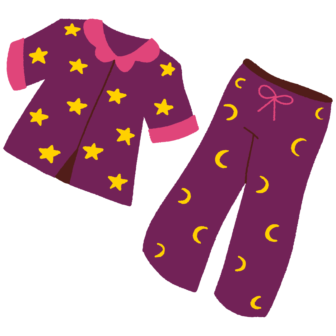 Purple pyjamas