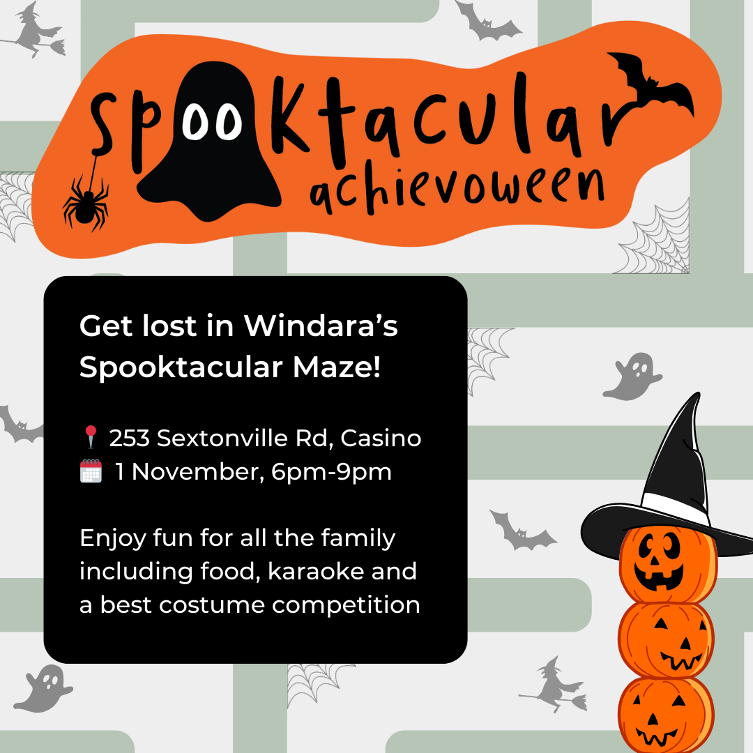 Spooktacular maze social tile